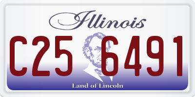 IL license plate C256491