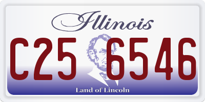 IL license plate C256546