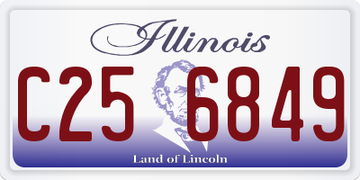 IL license plate C256849