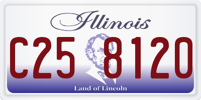 IL license plate C258120