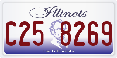 IL license plate C258269