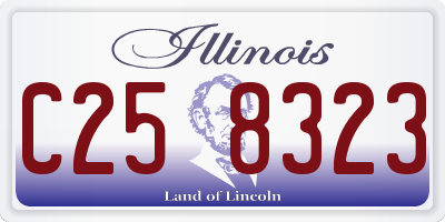 IL license plate C258323