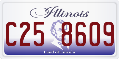 IL license plate C258609
