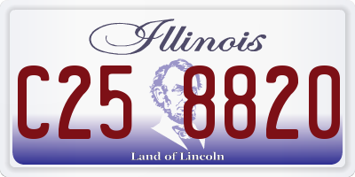 IL license plate C258820