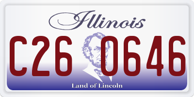 IL license plate C260646