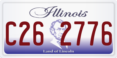 IL license plate C262776