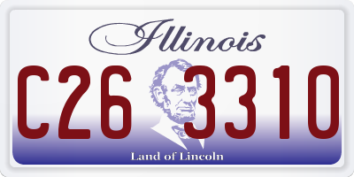 IL license plate C263310