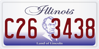 IL license plate C263438