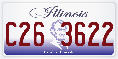 IL license plate C263622