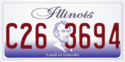 IL license plate C263694