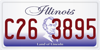 IL license plate C263895