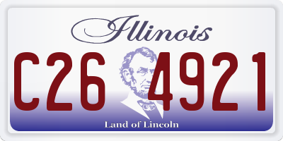IL license plate C264921