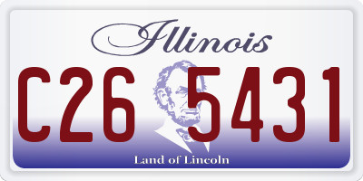 IL license plate C265431