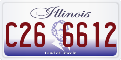 IL license plate C266612