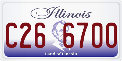 IL license plate C266700