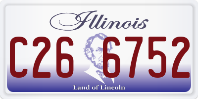 IL license plate C266752
