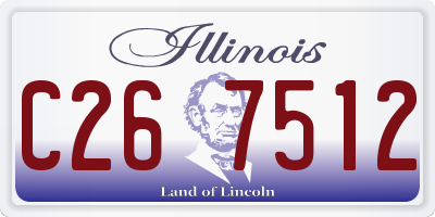 IL license plate C267512