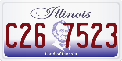 IL license plate C267523