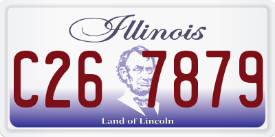 IL license plate C267879