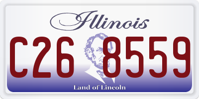 IL license plate C268559