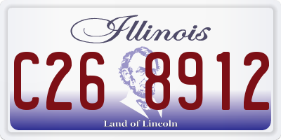 IL license plate C268912