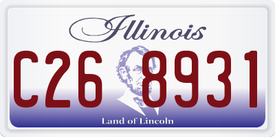 IL license plate C268931