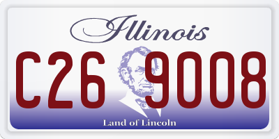 IL license plate C269008