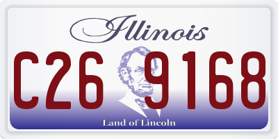 IL license plate C269168