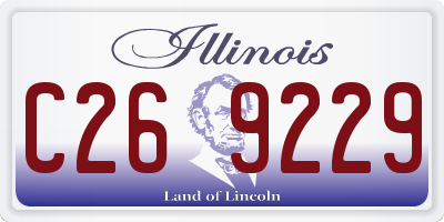 IL license plate C269229