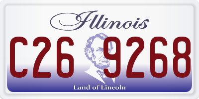 IL license plate C269268