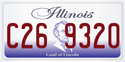 IL license plate C269320