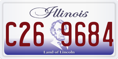 IL license plate C269684