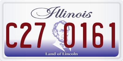IL license plate C270161