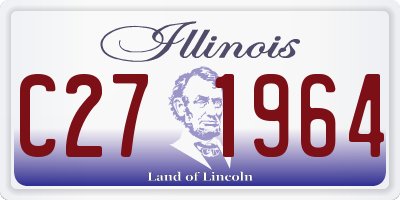 IL license plate C271964