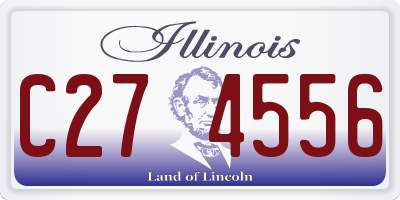 IL license plate C274556