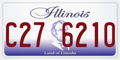 IL license plate C276210