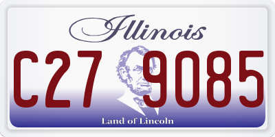 IL license plate C279085