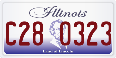 IL license plate C280323