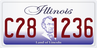 IL license plate C281236