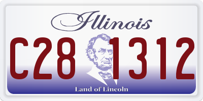 IL license plate C281312