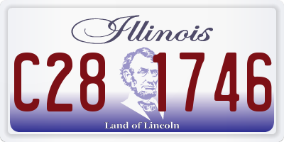 IL license plate C281746
