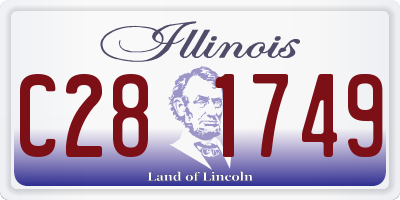 IL license plate C281749