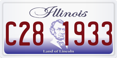 IL license plate C281933