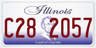 IL license plate C282057