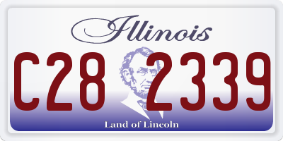 IL license plate C282339