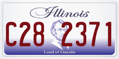 IL license plate C282371