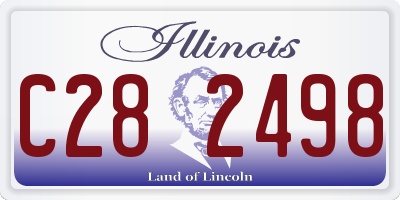 IL license plate C282498