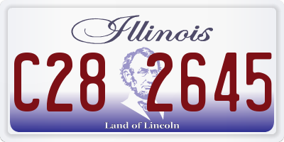 IL license plate C282645