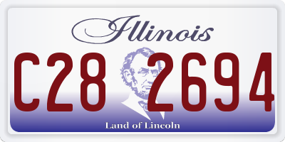 IL license plate C282694