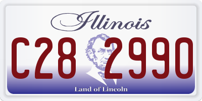 IL license plate C282990